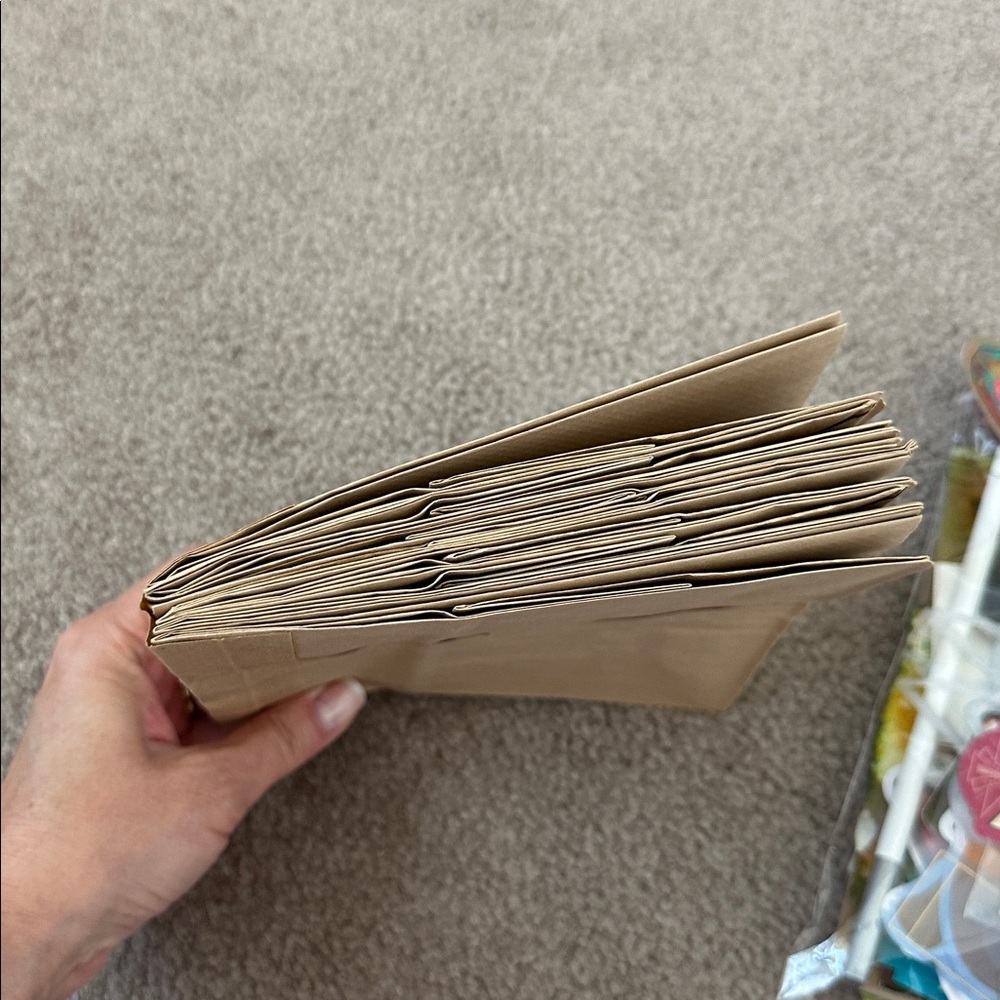 Ephemera pack and brown paper bag journal set - Picture 4 of 5